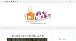 Desktop Screenshot of menucriativo.com