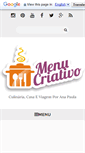 Mobile Screenshot of menucriativo.com
